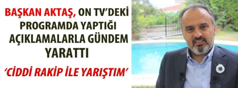 ‘CİDDİ RAKİP İLE YARIŞTIM’