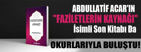 ABDULLATİF ACAR’IN YENİ KİTABI ÇIKTI 