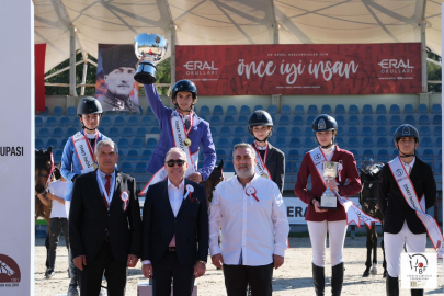 Tabiat Binicilik Merkezi sporcularından İbrahim Ethem Akçaseven kazandı